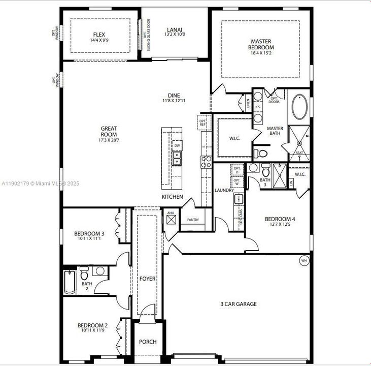 На продажу: $805,000 (4 спален, 3 ванн, 2677 Квадратных фут)