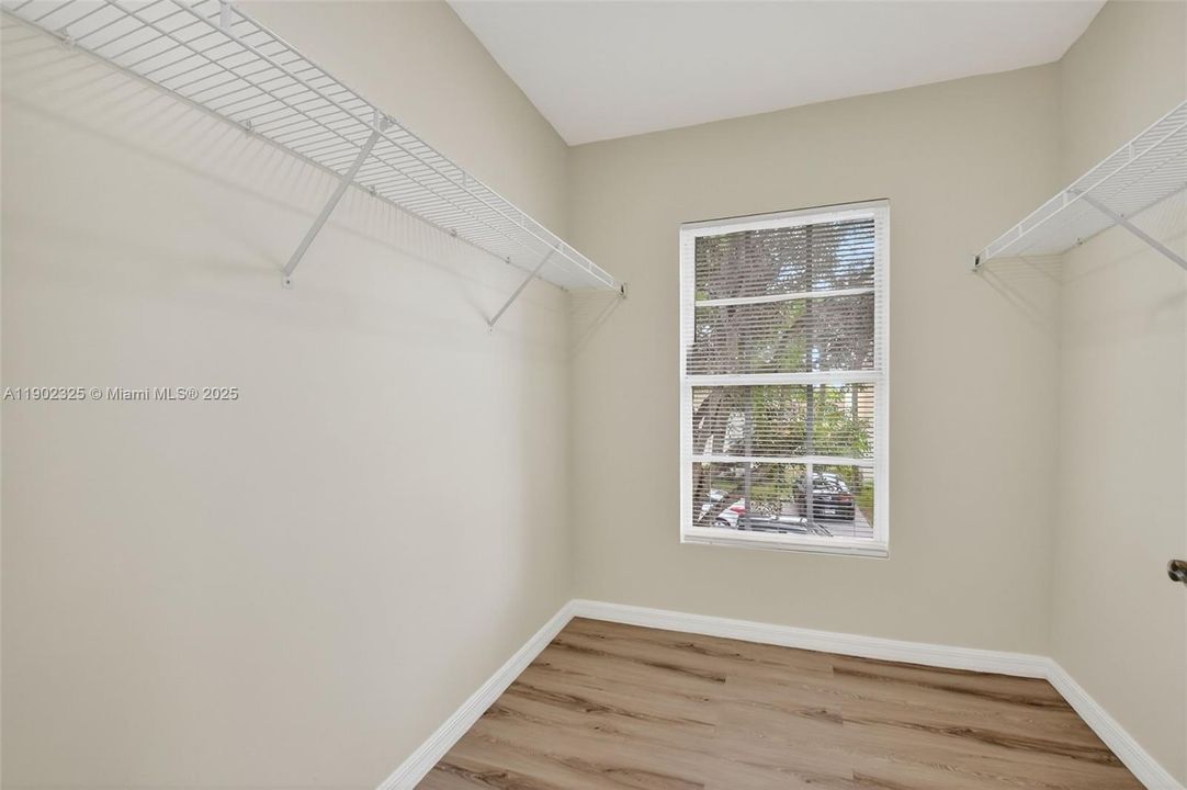 Master suite upstairsclosets