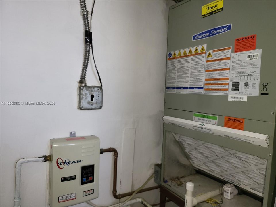 Almost new AC and Tankless