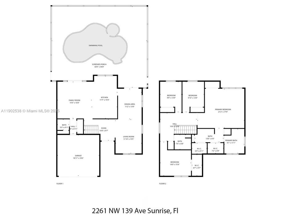 合同活跃: $799,000 (4 贝兹, 2 浴室, 2612 平方英尺)