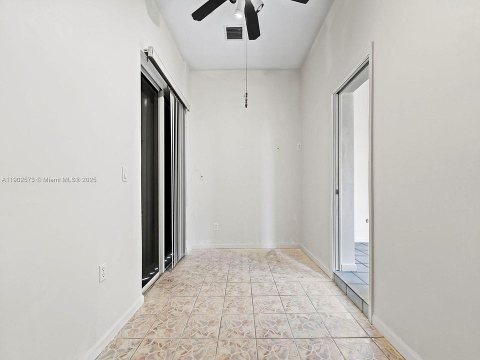 Additional room off master bedroom.  Great for an office or sitting area