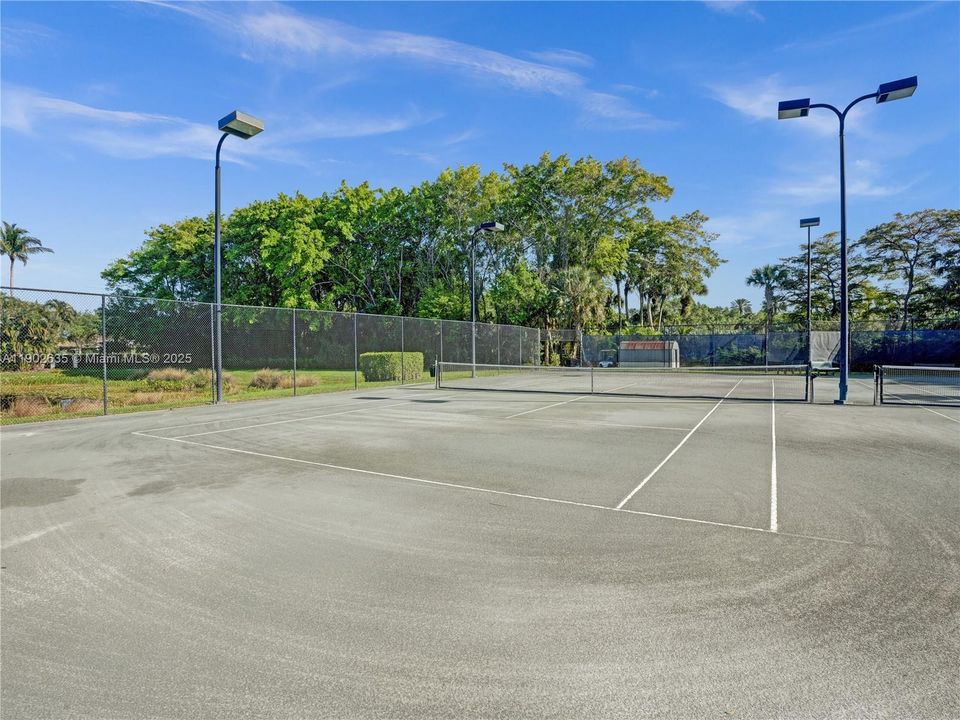 Club tennis courts