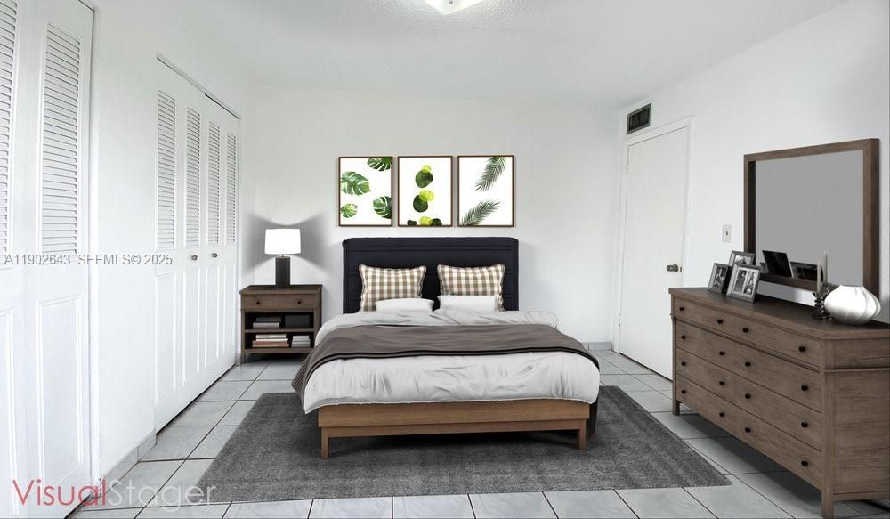 Digitally Staged Bedroom