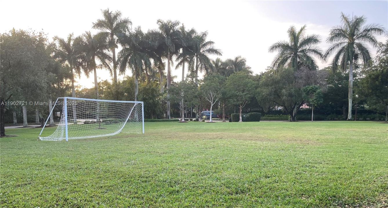 Community soccer field