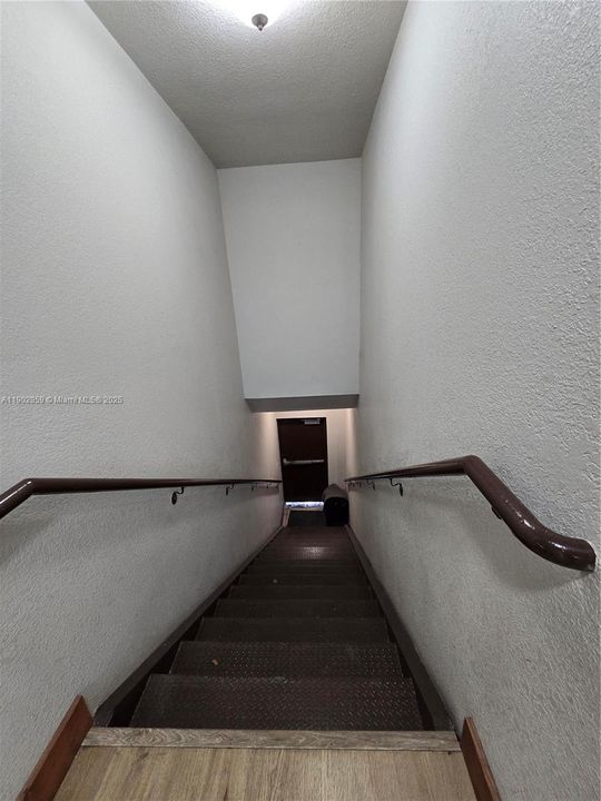 view from the office to the exit