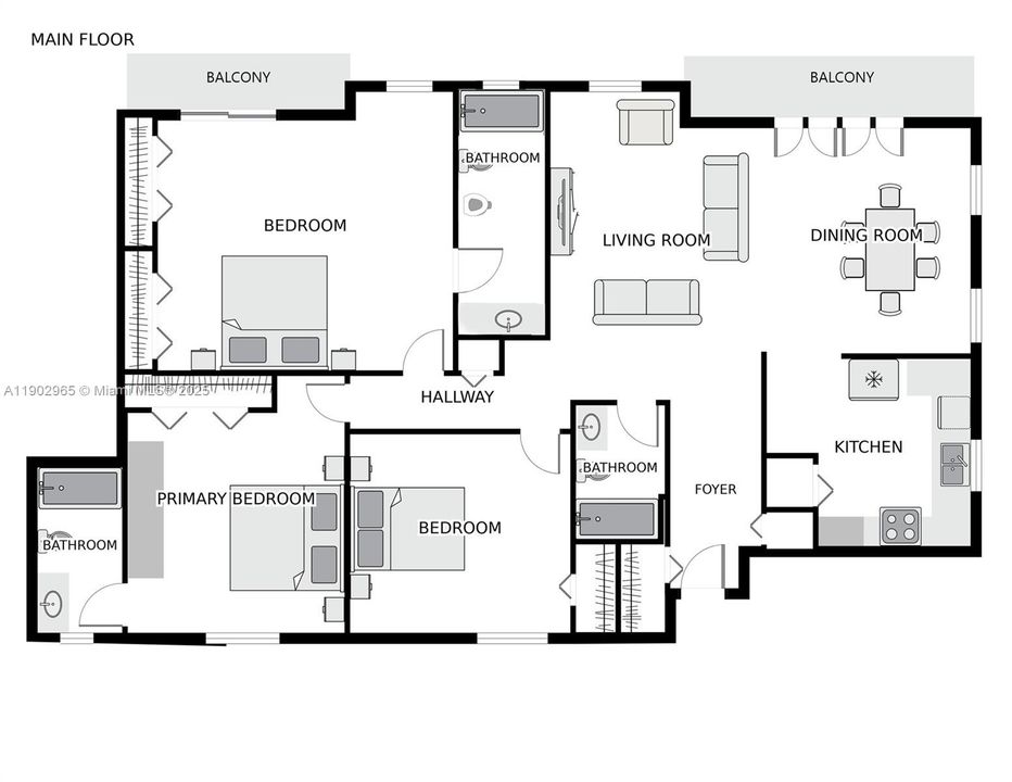 For Sale: $1,100,000 (3 beds, 3 baths, 1620 Square Feet)