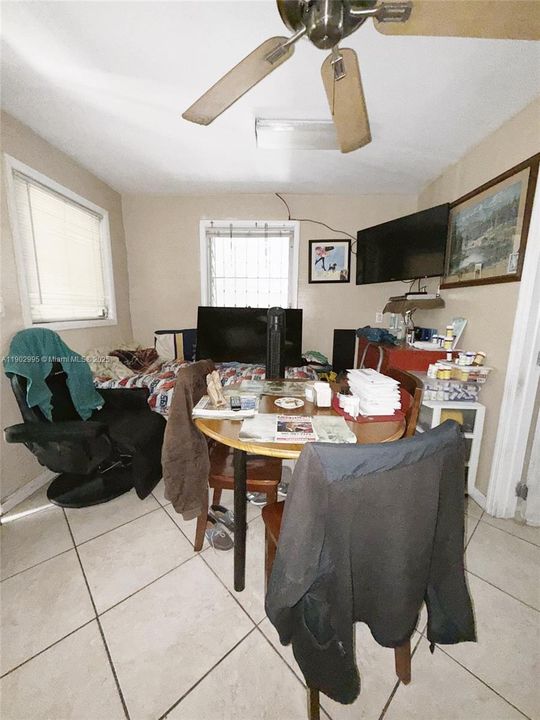 In-Law Quarters Living Area and Dining Area View