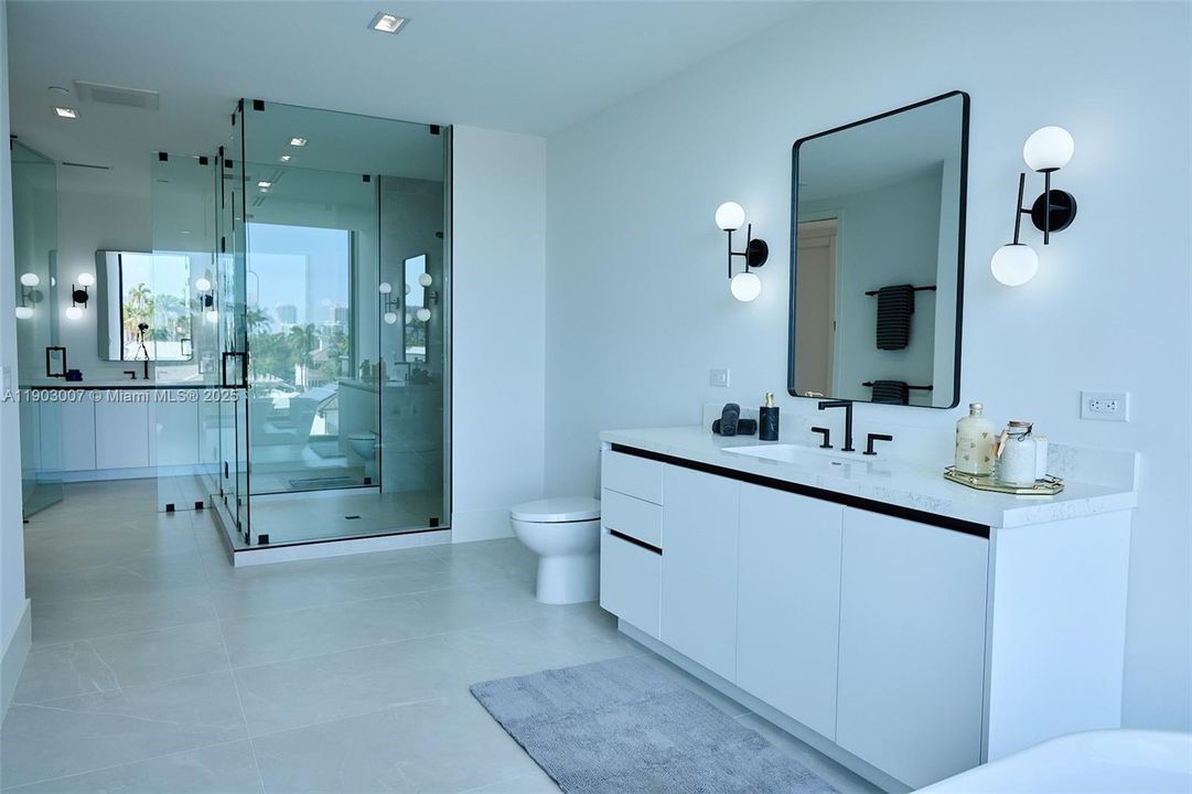 Primary Bath 1 sink and 1 toilet