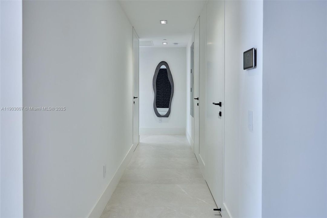 Hallway to additional bedrooms