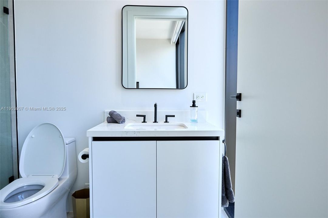 Private bath for bedroom 2