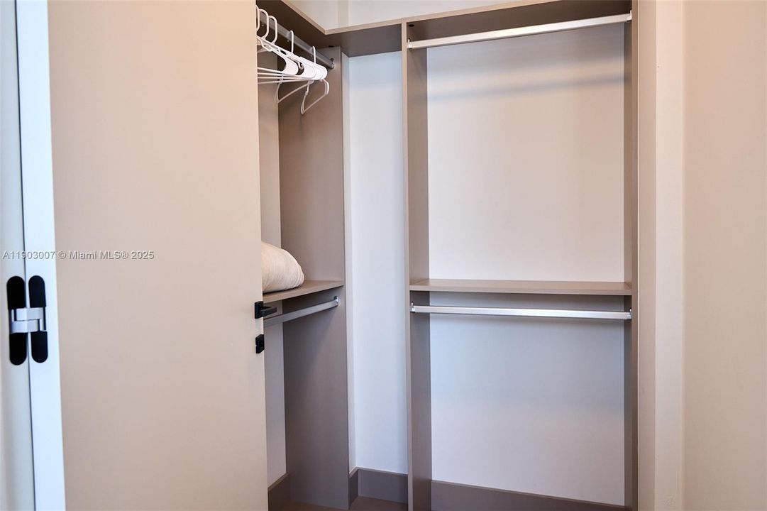 Closet Cabinetry in all bedroom closets