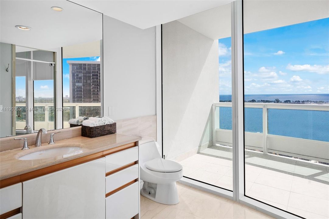 His Primary Bathroom