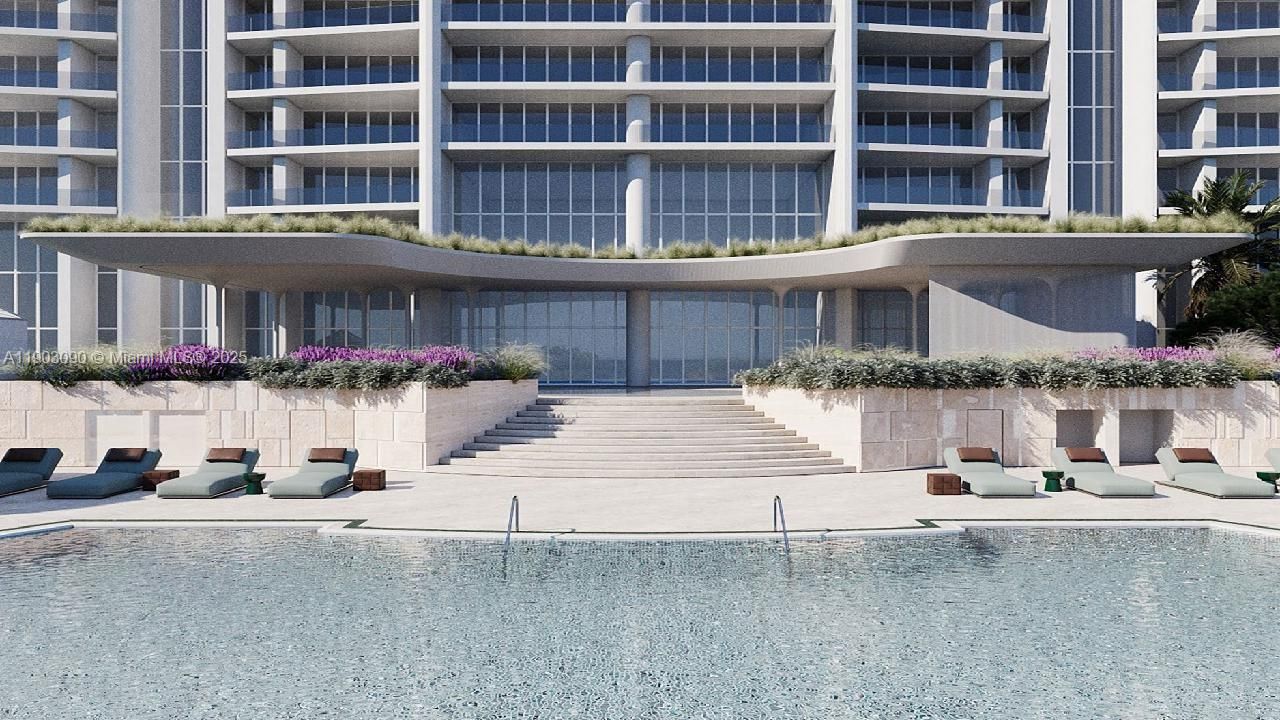 Pool renovation rendering