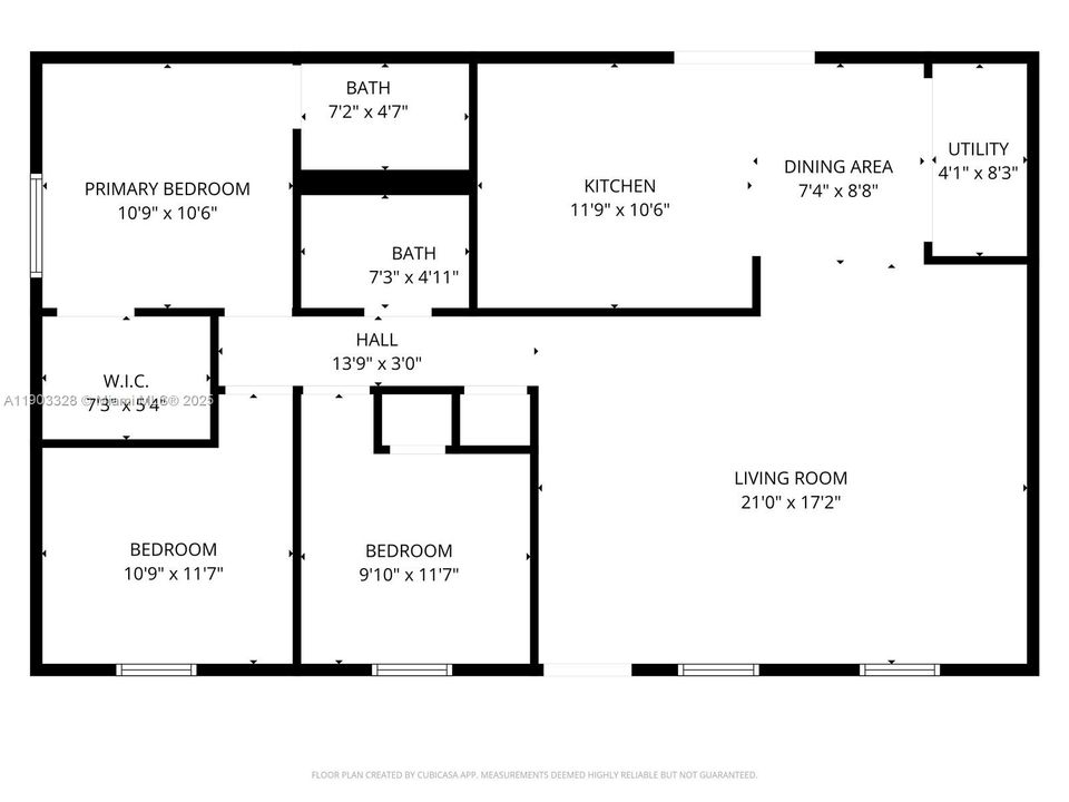 Active With Contract: $469,000 (3 beds, 2 baths, 1232 Square Feet)