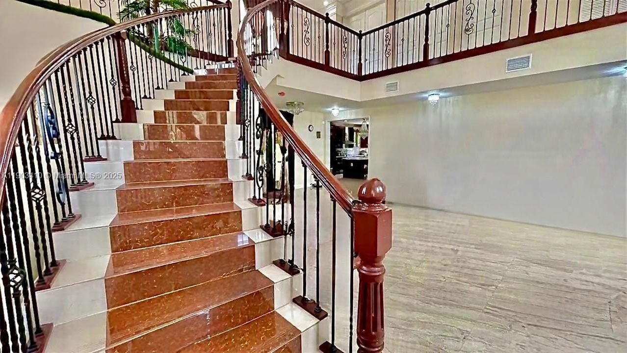 stairs to the 2nd floor - private area