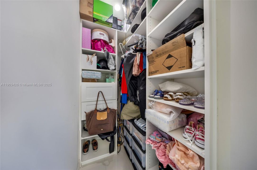 Primary bedroom closet