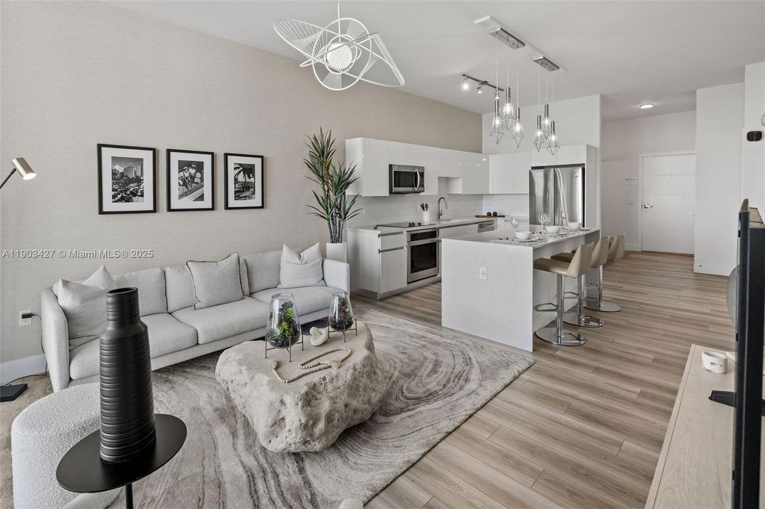 合同活跃: $3,267 (1 贝兹, 1 浴室, 859 平方英尺)