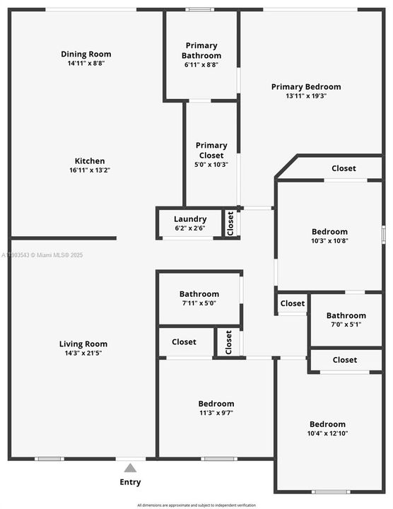 Под контрактом: $770,000 (4 спален, 2 ванн, 1822 Квадратных фут)