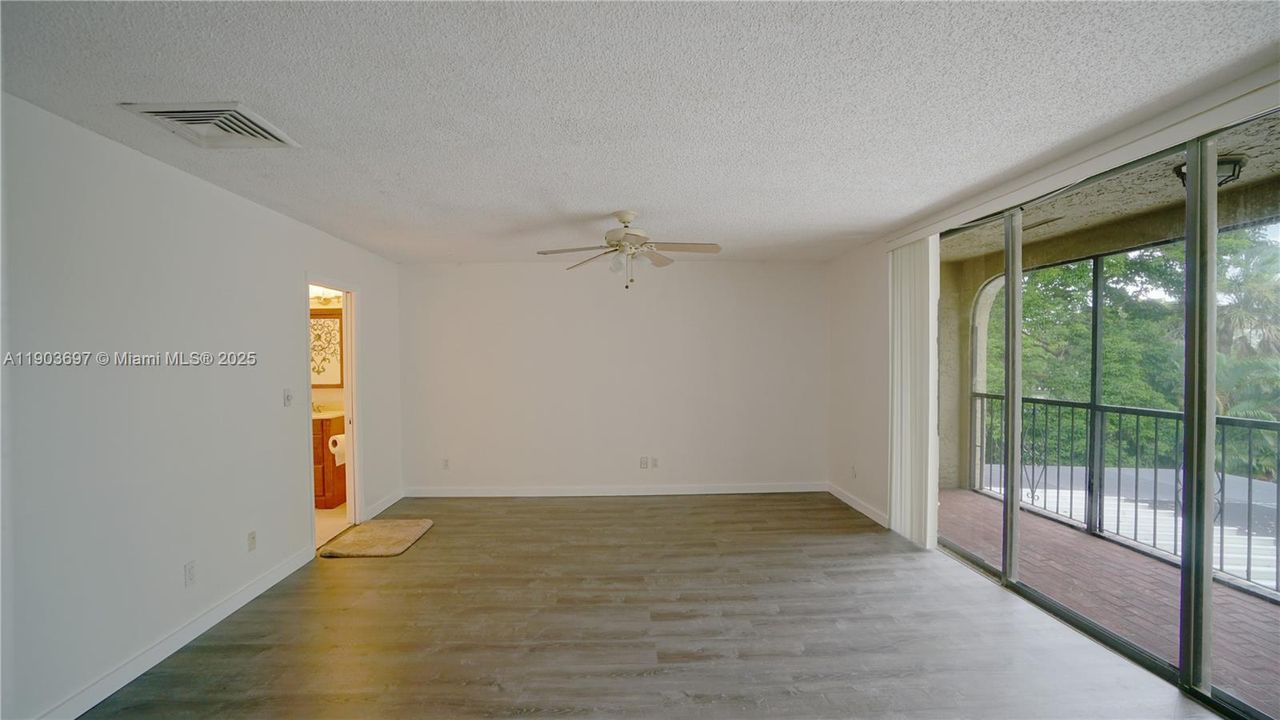 Spacious master bedroom.
