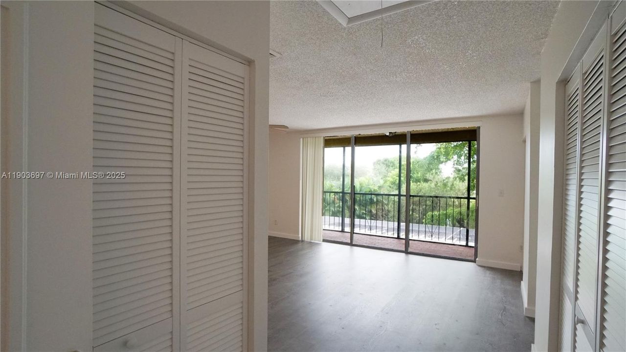 The master bedroom. Can there ever be too many closets!
