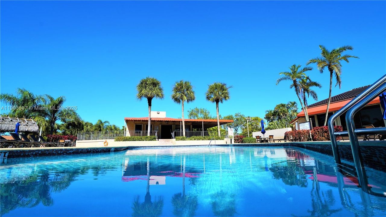 The Costa del Sol pool adjoining the clubhouse.