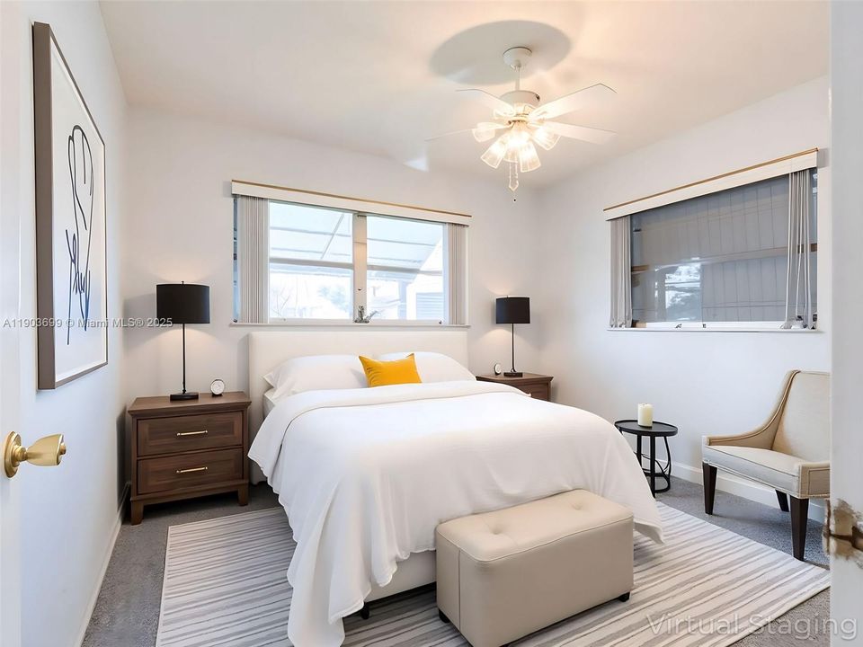 2nd bedroom. Pictures have been digitally staged.