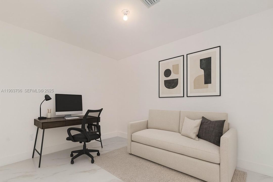 VIRTUALLY STAGED DEN/OFFICE/4TH BEDROOM