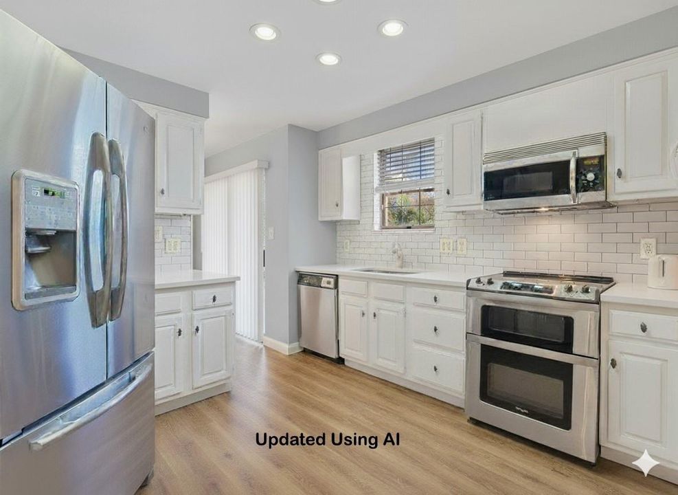 Virtually Updated Kitchen using AI