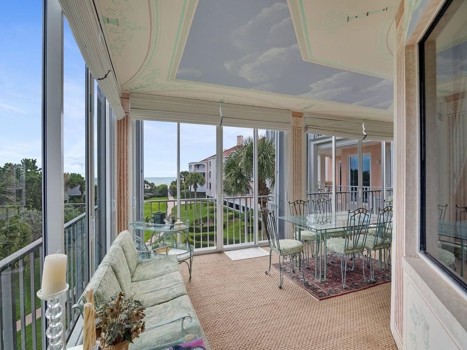 Actual Enclosed Patio - side view
