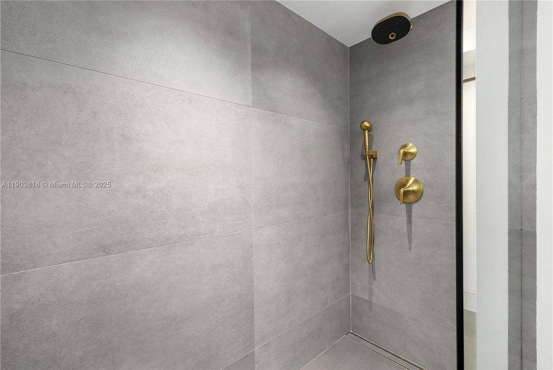 Shower in master bath