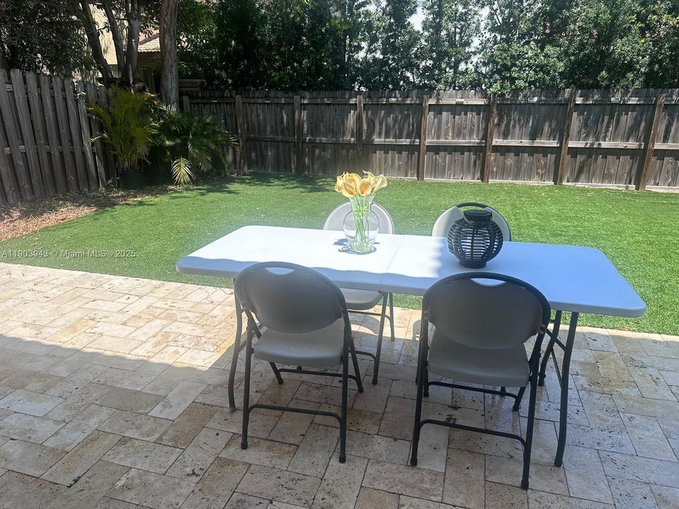 Remodeled and beautiful patio