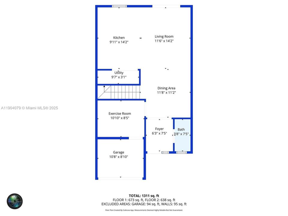 На продажу: $390,000 (2 спален, 2 ванн, 1518 Квадратных фут)