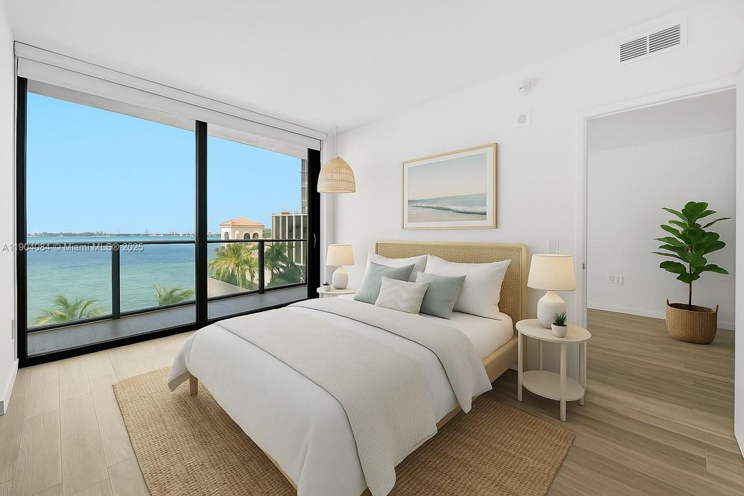 Virtually Staged Primary Bedroom