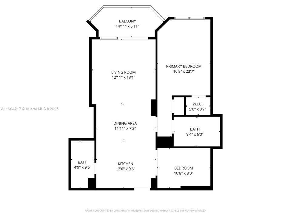 For Sale: $595,000 (2 beds, 2 baths, 870 Square Feet)