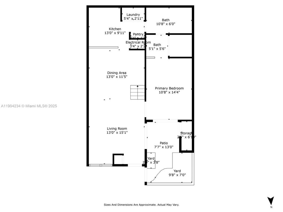 На продажу: $282,000 (2 спален, 2 ванн, 1186 Квадратных фут)