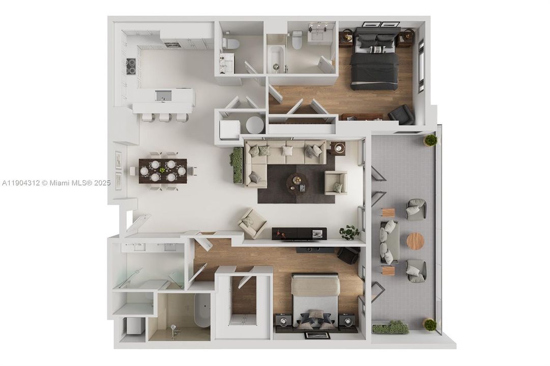 For Rent: $8,200 (2 beds, 2 baths, 1493 Square Feet)