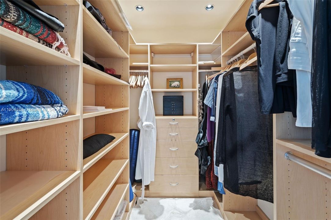 Built-in His & Hers Closets