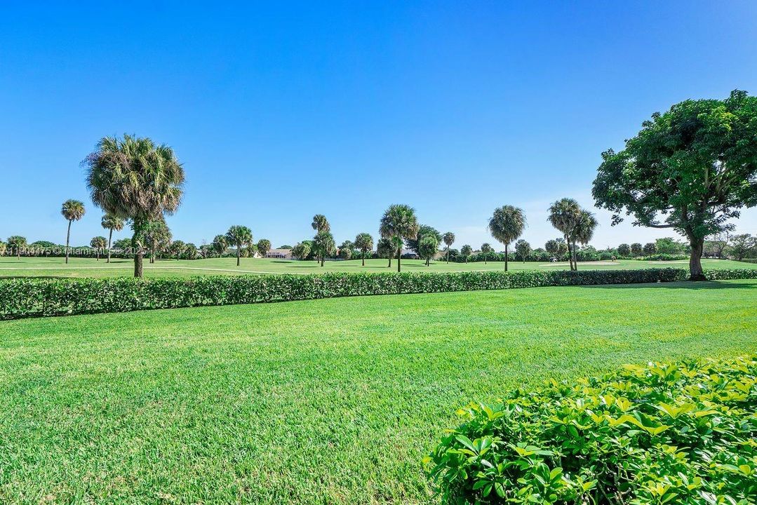 Beautiful and Serene Dunes Golf Course View from the sun room and bedroom