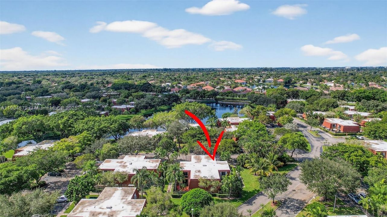 Located in the center of the neighborhood, in a quiet section, not off a major road - in a garden setting.