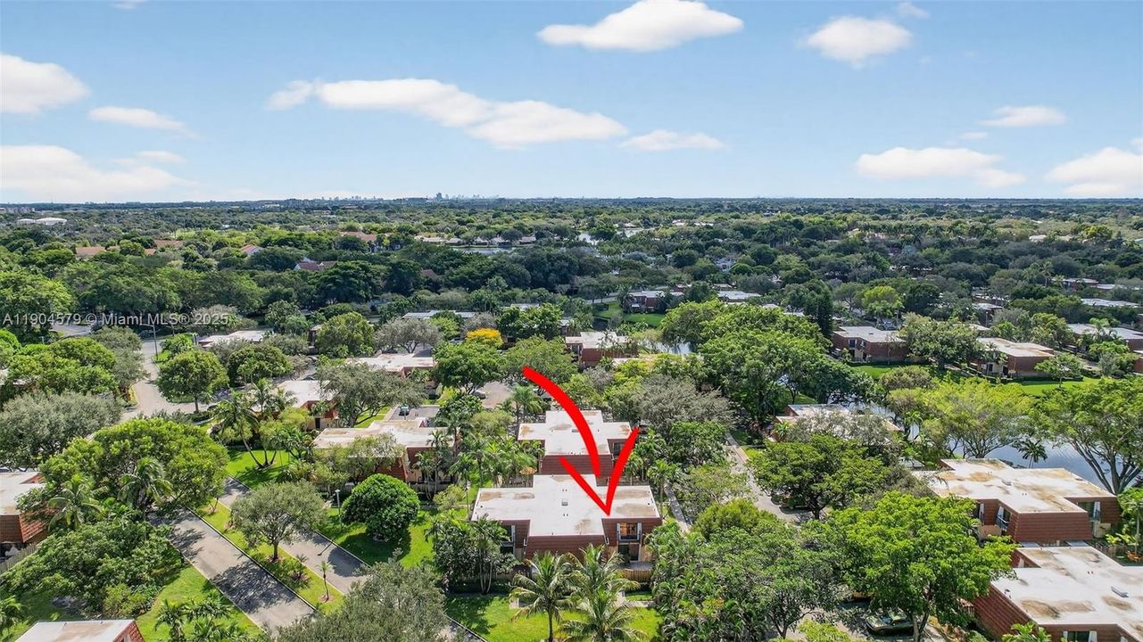 Located in the center of the neighborhood, in a quiet section, not off a major road - in a garden setting.