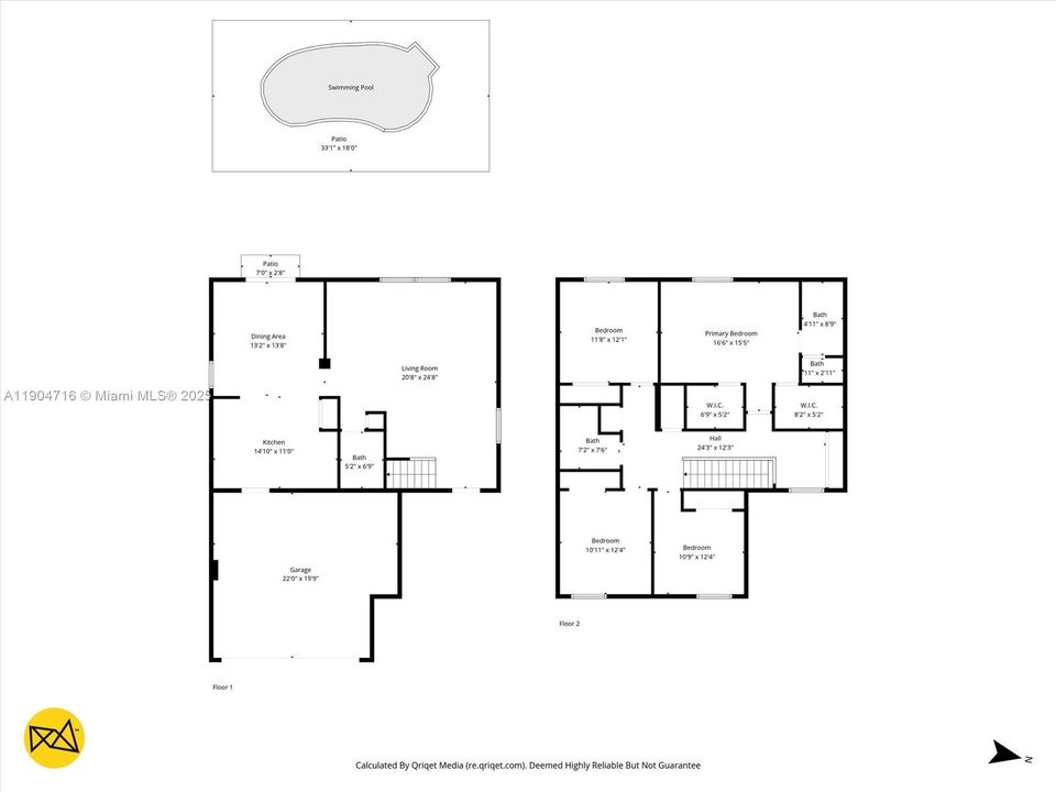 На продажу: $675,000 (4 спален, 2 ванн, 2049 Квадратных фут)