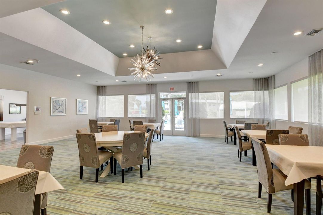 Community Clubhouse Dining Room