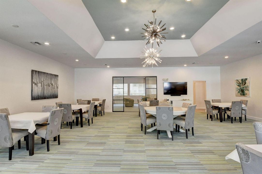 Community Clubhouse Dining Room