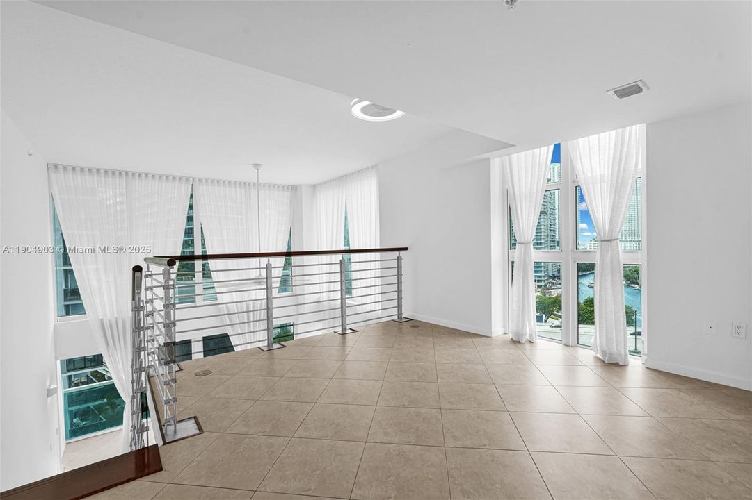 Primary Bedroom - Open Loft Second Floor - River Views -