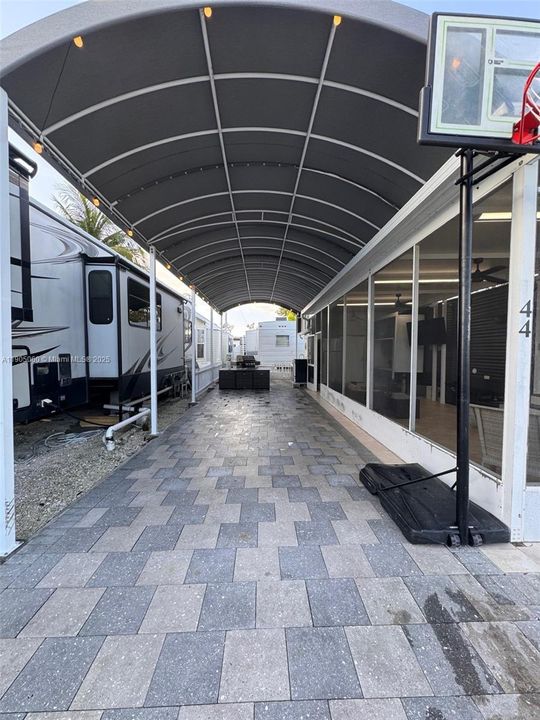 Tall Covered parking