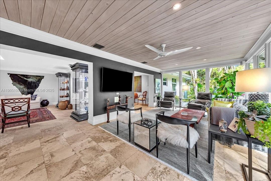 Living & Sun Room View