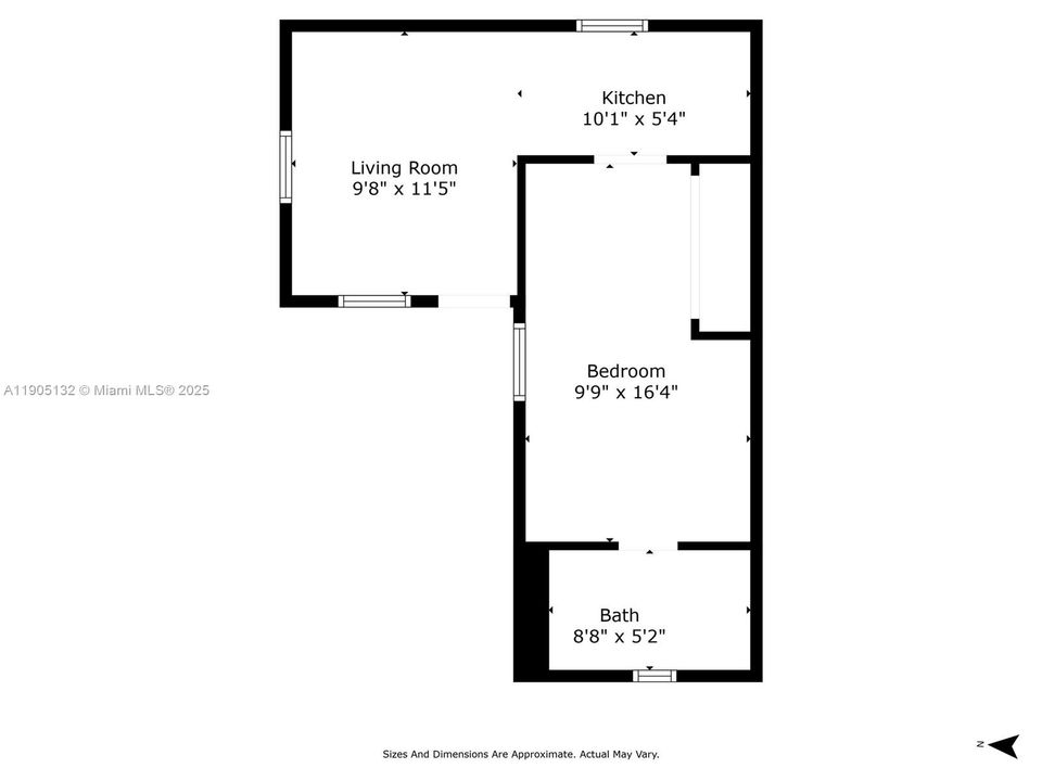 one bedroom detached
