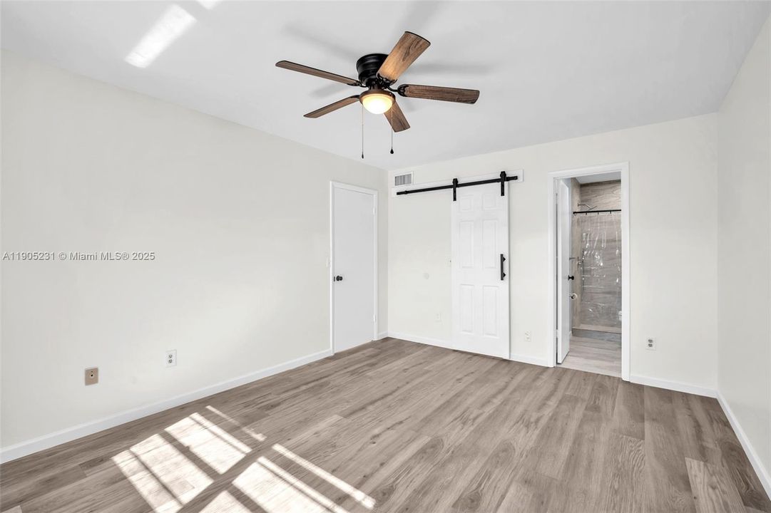 Barn Door Bedroom Closet