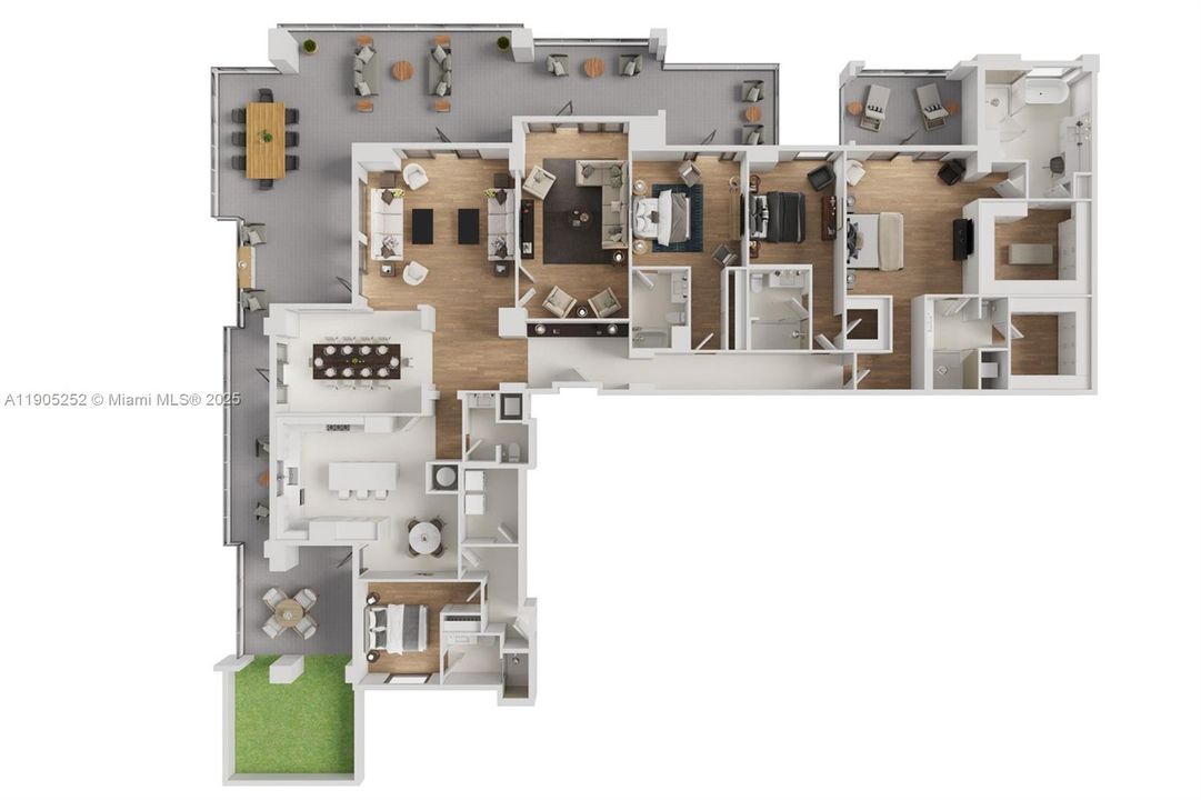 В аренду: $30,000 (4 спален, 5 ванн, 3981 Квадратных фут)