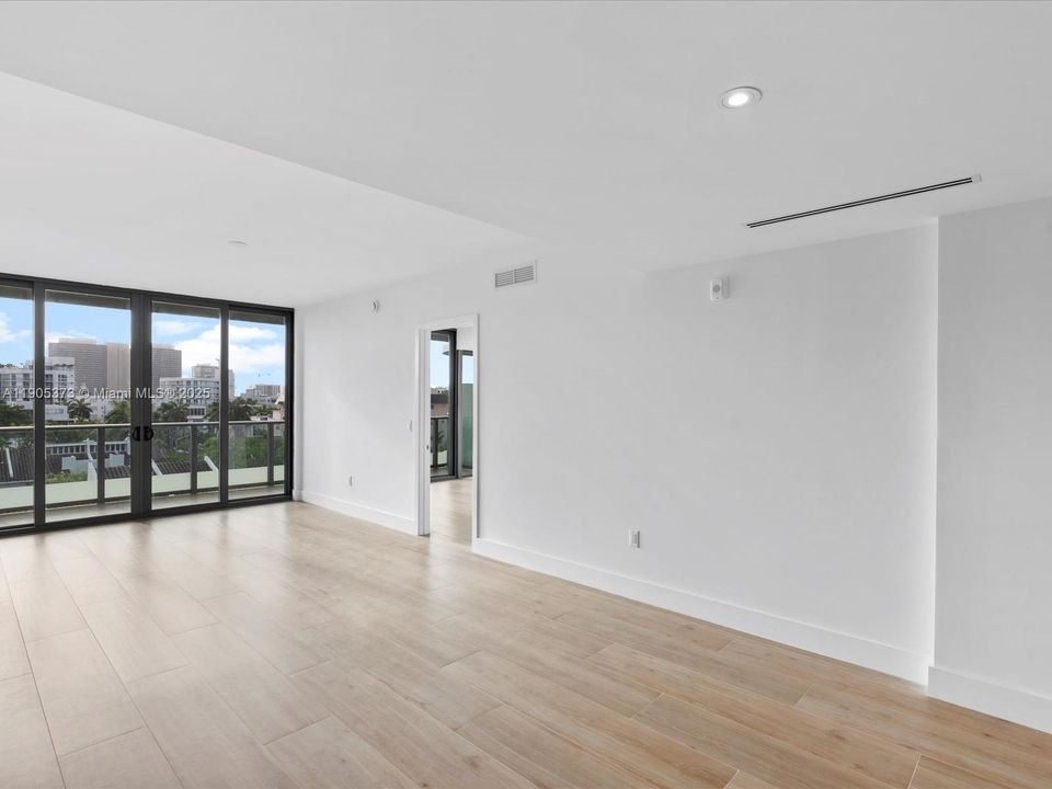 Open Concept Dining and Living area